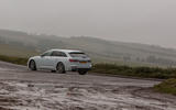 Audi A6 Avant 2018 road test review - cornering rear