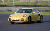 Porsche 911 Turbo drifting