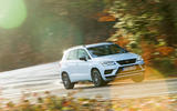 Cupra Ateca 2019 road test review - cornering front