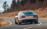 Jaguar F-Type 2020 road test review - cornering rear