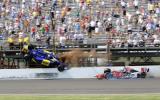 Indy crash racer sidelined