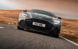 Aston Martin DBS Superleggera 2018 road test review - on the road nose