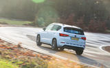 Cupra Ateca 2019 road test review - cornering rear