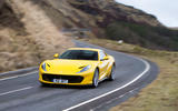 Ferrari 812 Superfast 2018 road test review cornering front