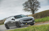 32 Peugeot 508 PSE SW 2021 RT cornering side