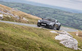 Aston Martin DBS Superleggera 2018 road test review - cornering front