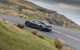Aston Martin DBS Superleggera 2018 road test review - cornering rear