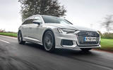 Audi A6 Avant 2018 road test review - on the road angle