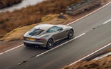 Jaguar F-Type 2020 road test review - on the road rear