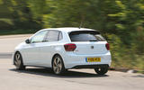 Volkswagen Polo GTI 2018 road test review cornering rear