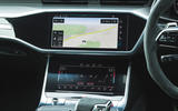 Audi RS6 Avant 2020 road test review - centre console