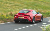 Toyota GR Supra 2019 road test review - cornering rear