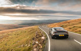 Aston Martin DBS Superleggera 2018 road test review - driving rear
