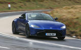Aston Martin Vantage 2018 review cornering