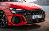 4 Audi RS3 2021 first drive review nose