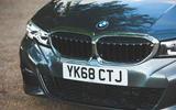 BMW 3 Series 320d 2019 Road Test review - kidney grille