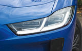 Jaguar I-Pace 2018 road test review headlights