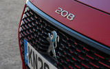 Peugeot e-208 2020 road test review - front grille