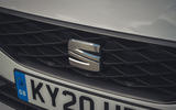 Seat Leon 2020 road test review - front badge