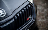 4 Skoda Octavia vRS TDI 2021 road test review nose badge