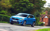 BMW X2 M35i 2019 road test review - cornering front