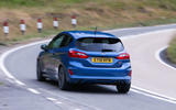 Ford Fiesta ST 2018 road test review cornering rear