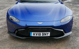 Aston Martin Vantage 2018 review front bumper