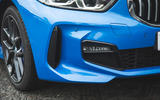 BMW 1 Series 118i 2019 road test review - front aero
