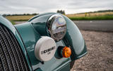 Morgan Plus Four 2020 road test review - front lights