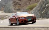 Bentley Continental GT on the road