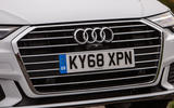 Audi A6 Avant 2018 road test review - front grille
