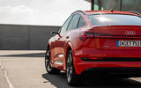 Audi E-tron Sportback 2020 road test review - rear lights