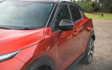 Nissan Juke 2020 road test review - wing mirror