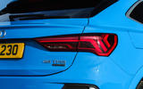 Audi Q3 Sportback 2019 road test review - rear lights