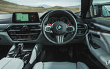 BMW M5 2018 review dashboard
