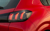 Peugeot 208 2020 road test review - rear lights