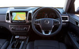 Ssangyong Musso Saracen 4x4 2018 road test review dashboard