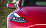 7 Tesla Model Y LHD UK first drive 2021 headlights