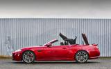 Jaguar XKR-S Convertible roof opening