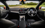 BMW 3 Series 330e 2020 road test review - dashboard