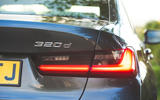 BMW 3 Series 320d 2019 Road Test review - rear lights
