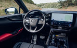 8 Lexus NX 2021 UK first drive review steering wheel