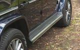 Mercedes-Benz G-Class 2019 road test review - side skirts