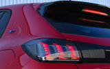 Peugeot e-208 2020 road test review - rear lights