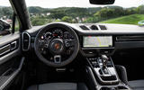 Porsche Cayenne Coupé 2019 review - steering wheel