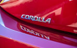 Toyota Corolla hybrid hatchback 2019 road test review - rear badge