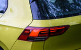 Volkswagen Golf 2020 road test review - rear lights