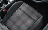 8 Volkswagen Golf GTI 2021 road test review front seats