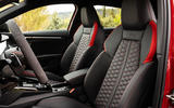 9 Audi RS3 2021 first drive review front seats