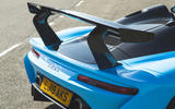 Dallara Stradale 2019 road test review - spoiler rear